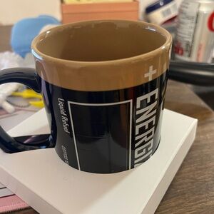 battery mug changes image when hot